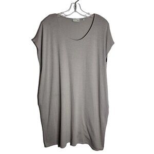 Wilfred‎ Free Gray Pullover Dress SIze Small Pockets Soft Stretch Short Sleeve
